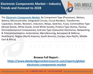 electronic components market industry trends