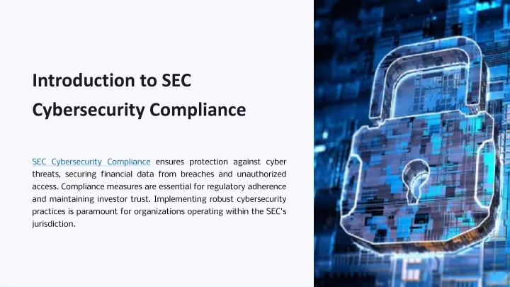 introduction to sec cybersecurity compliance