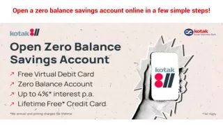 Kotak instant open bank account online in a few simple steps