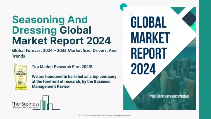 seasoning and dressing global market report 2024