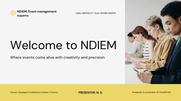 ndiem event management experts