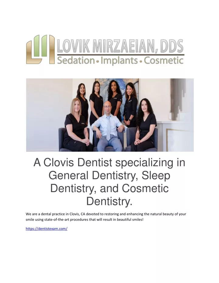 a clovis dentist specializing in general