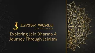 exploring jain dharma a journey through jainism