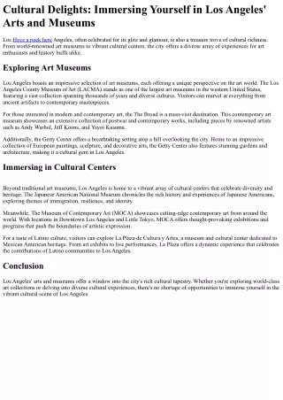 cultural delights immersing yourself