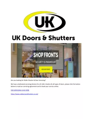 Are you looking for Roller Shutter