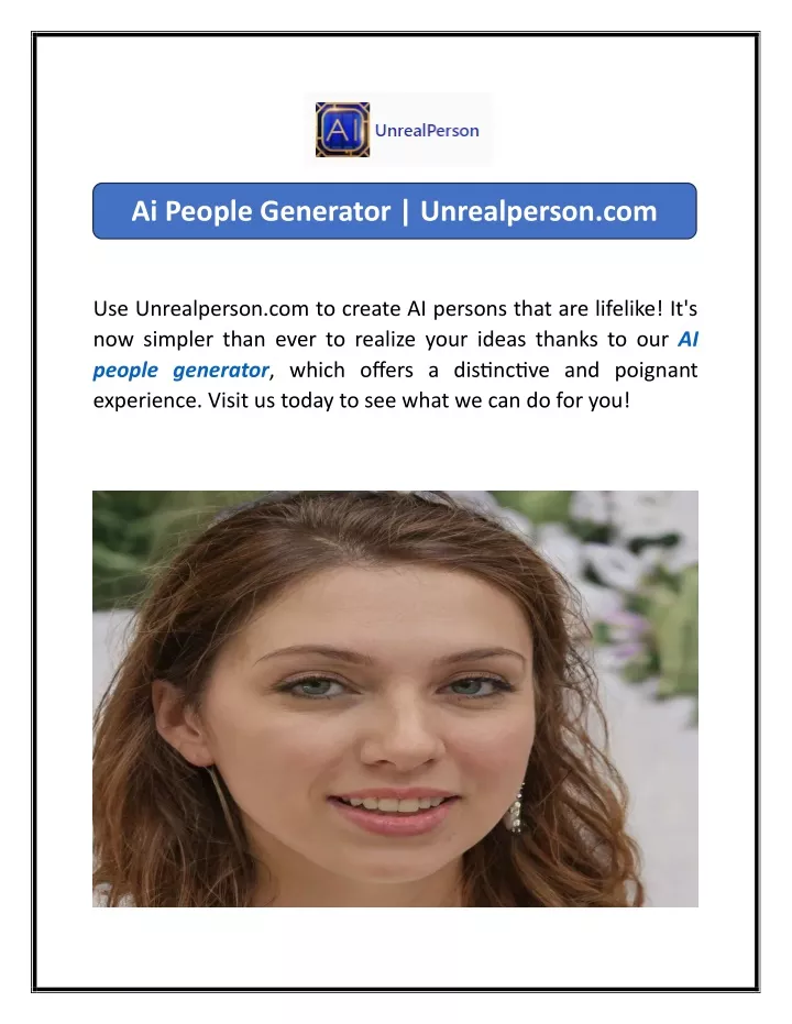 ai people generator unrealperson com