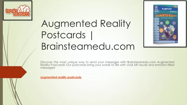 augmented reality postcards brainsteamedu com