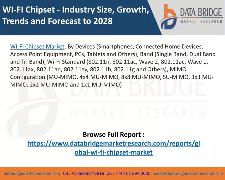 wi fi chipset industry size growth trends