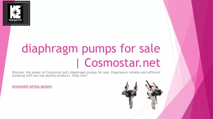 diaphragm pumps for sale cosmostar net