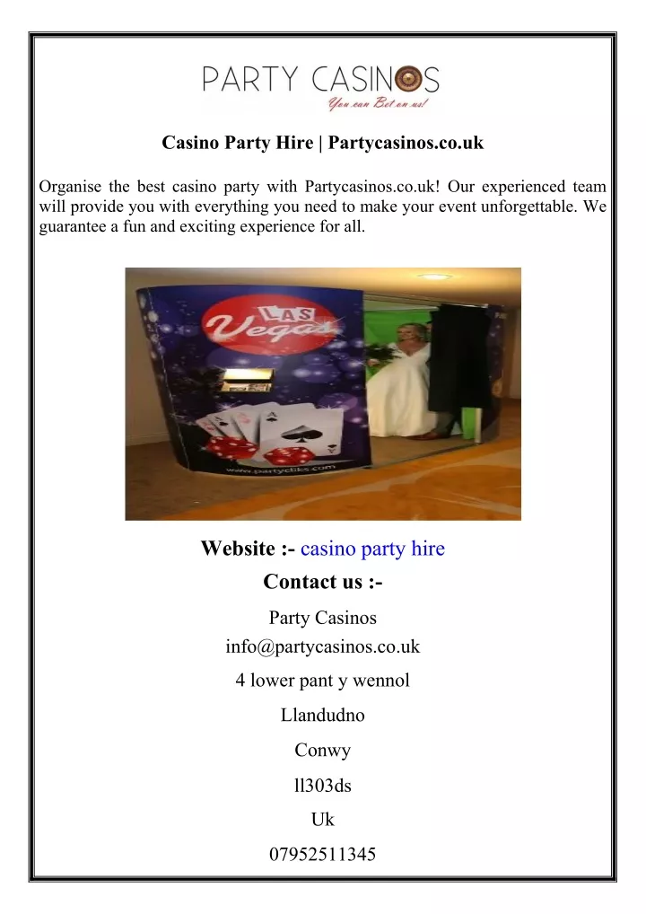 casino party hire partycasinos co uk