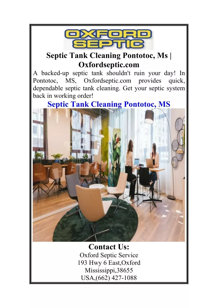 septic tank cleaning pontotoc ms oxfordseptic