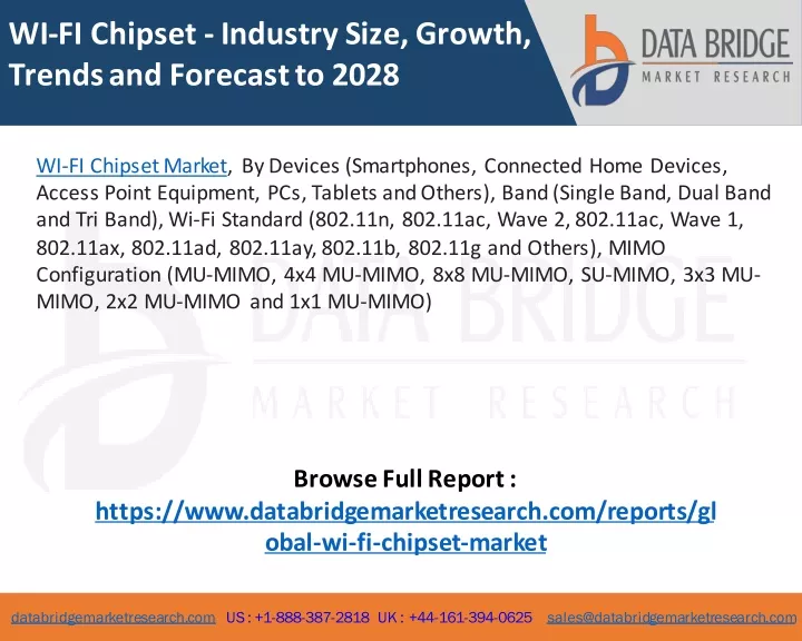 wi fi chipset industry size growth trends