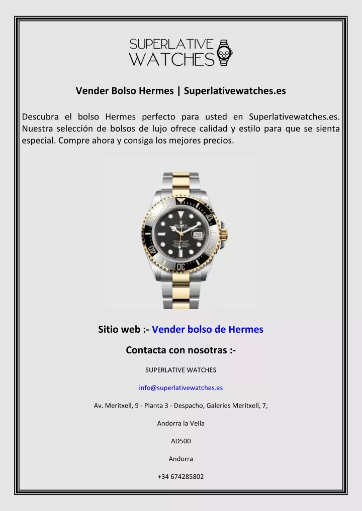 vender bolso hermes superlativewatches es