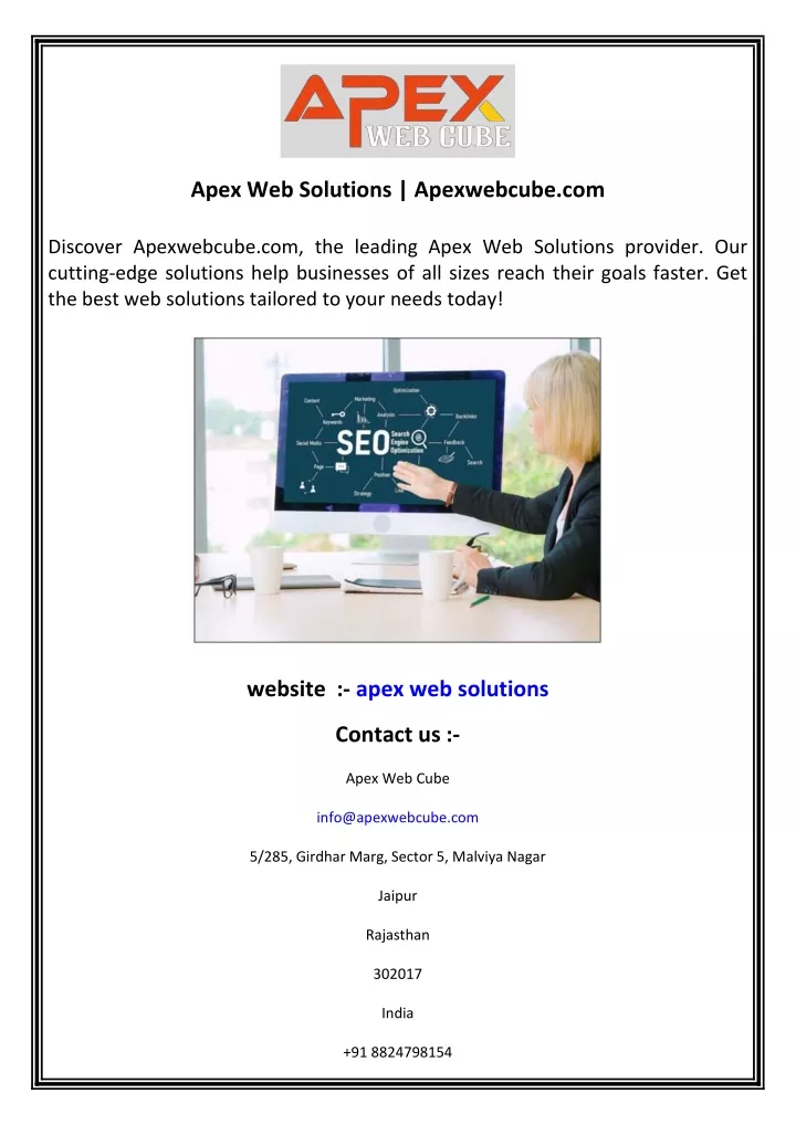 apex web solutions apexwebcube com