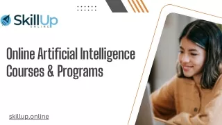 Online Artificial Intelligence Courses & Programs