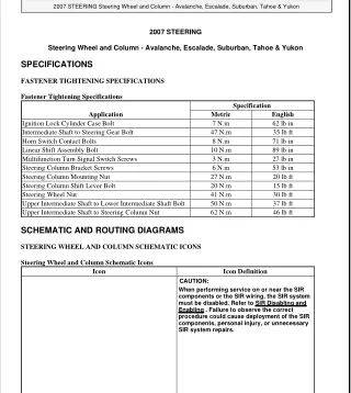 2008 Chevrolet Suburban Service Repair Manual