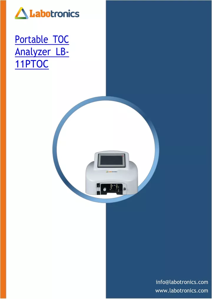 portable toc analyzer lb 11ptoc