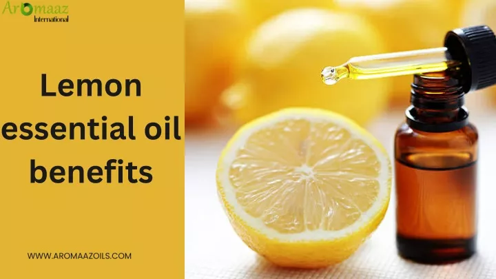 lemon essential oil benefits