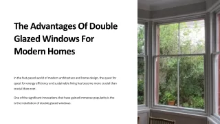 The-Advantages-Of-Double-Glazed-Windows-For-Modern-Homes