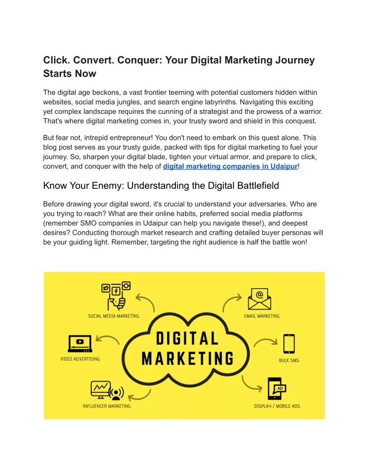 click convert conquer your digital marketing