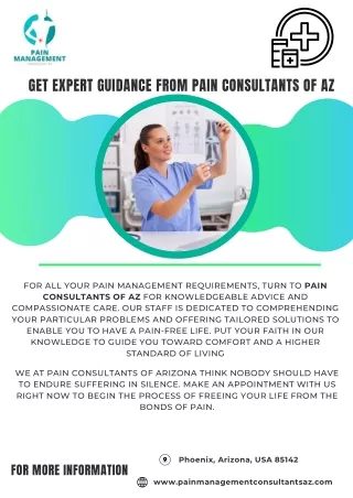 Get Expert Guidance from Pain Consultants of AZ
