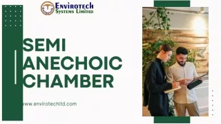 Download free PPT  The Semi Anechoic Chamber