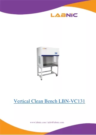 vertical clean bench lbn vc131