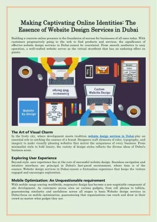 making captivating online identities the making
