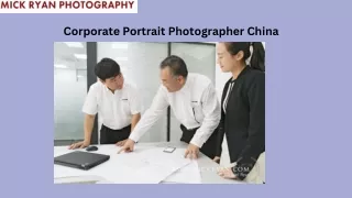 Corporate Portrait Photographer China