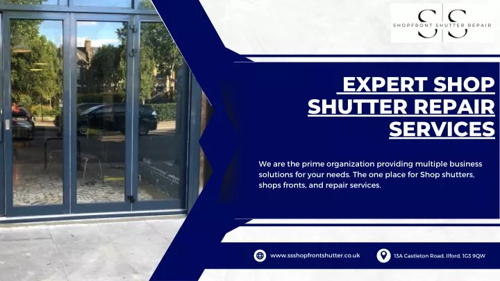 expert shop shutter repair services