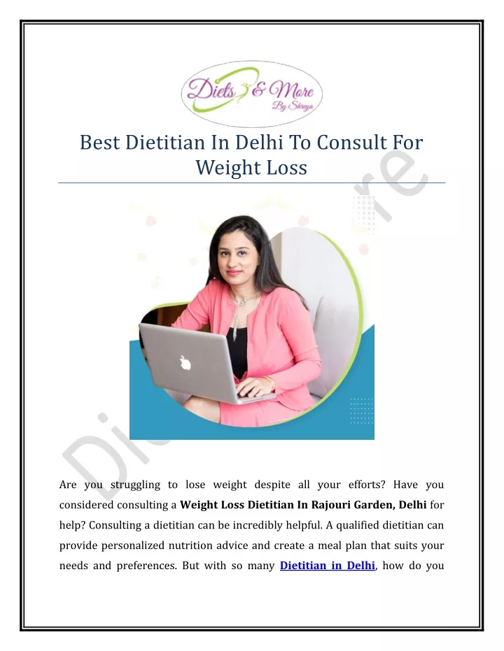 best dietitian in delhi to consult for weight loss