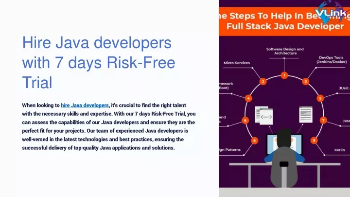 hire java developers with 7 days risk free trial