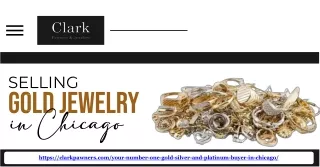 Unlock Value: Sell Your Gold Jewelry in Chicago with Clark Pawners & Jewelers