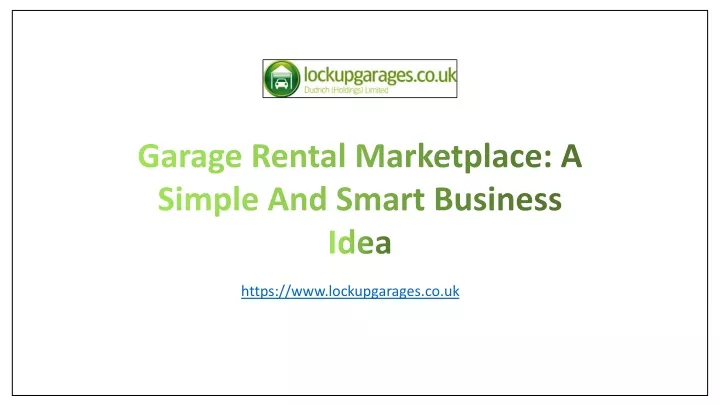 garage rental marketplace a simple and smart