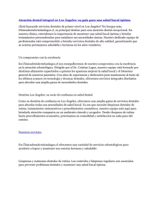 atenci n dental integral en los ngeles