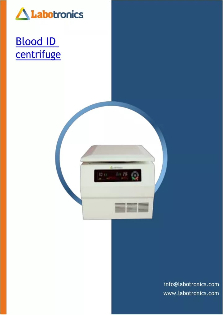 blood id centrifuge