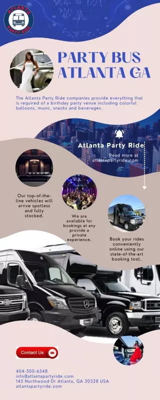 Make Your Day Special With Party Bus Rental Atlanta