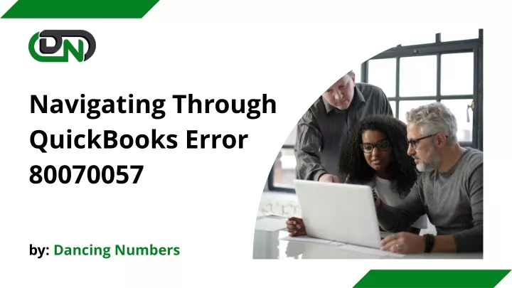 navigating through quickbooks error 80070057