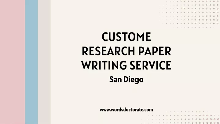 custome research paper writing service
