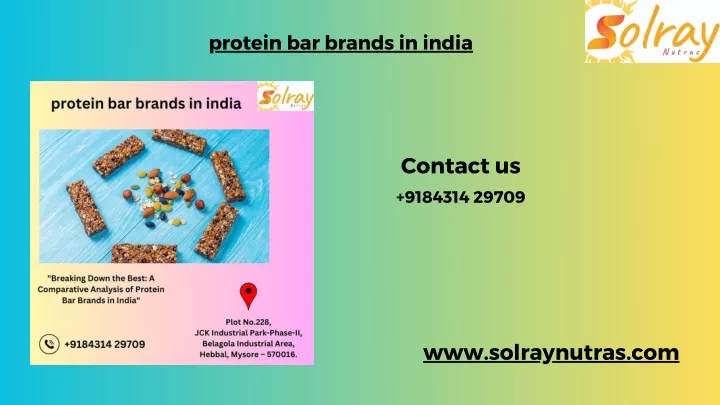 protein bar brands in india