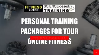 Effective Personal Training Packages for Your Online Fitness Business