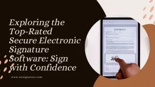 Free E Signature Software | WeSignature