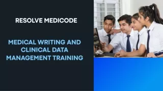 Medical Writing and Clinical Data Management Training