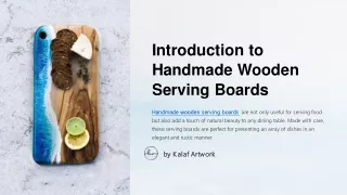 Handmade Wooden Serving Boards