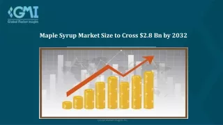 Maple Syrup Market Sales and Drivers Analysis Research Report 2032