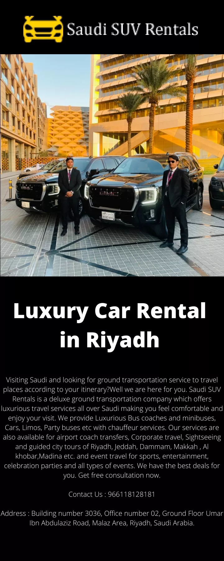 luxury car rental in riyadh