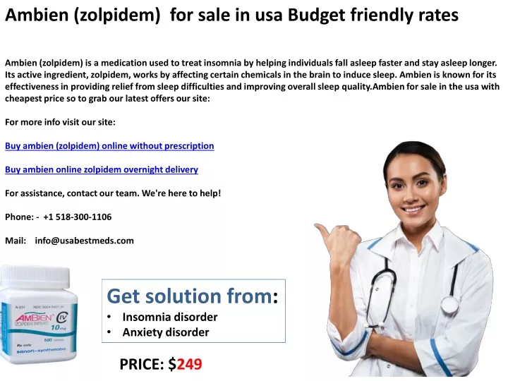 ambien zolpidem for sale in usa budget friendly