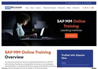 SAP MM Online Training Hyderabad