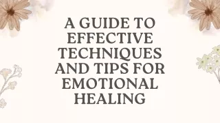 a guide to effective techniques and tips