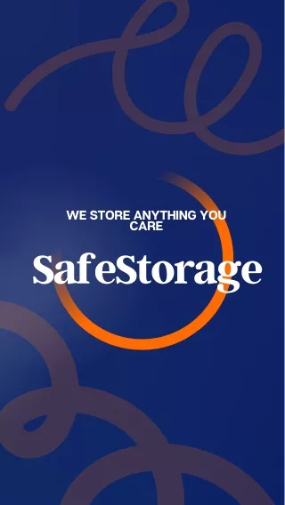 Safe Storage, We Store Anything You Care